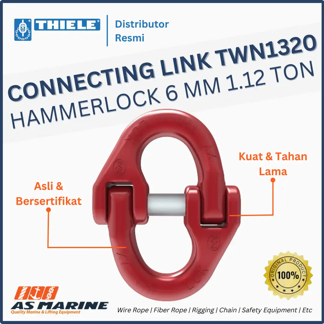 THIELE Connecting Link / Hammerlock TWN 1320 6 mm 1.12 Ton